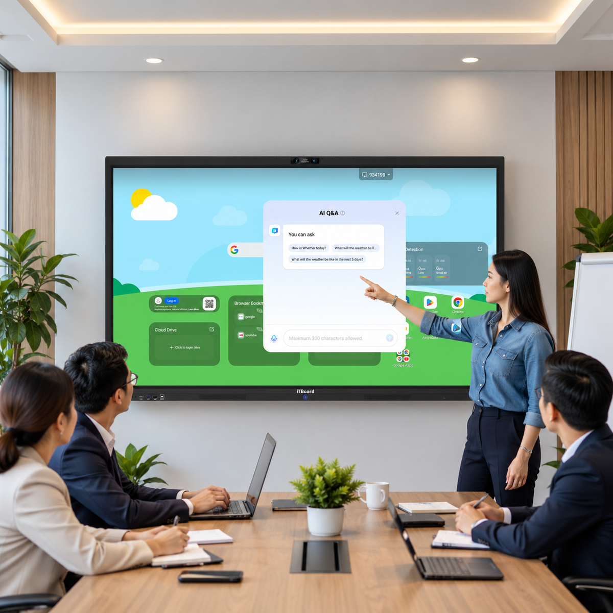Interactive Flat Panel Display